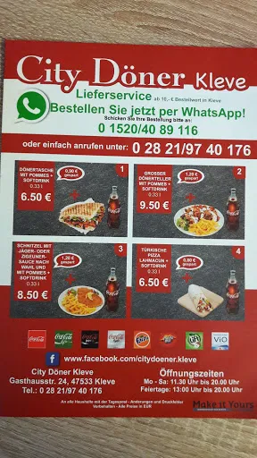 City Döner & Pizzeria Kleve