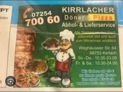 Kirrlach Döner Pizza Haus Kirrlacher Kebap Haus